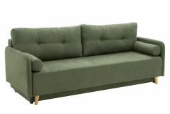 Sofa rozkładana 3-osobowa zielona TAMPA