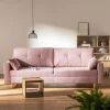 Sofa rozkładana różowa MOZI