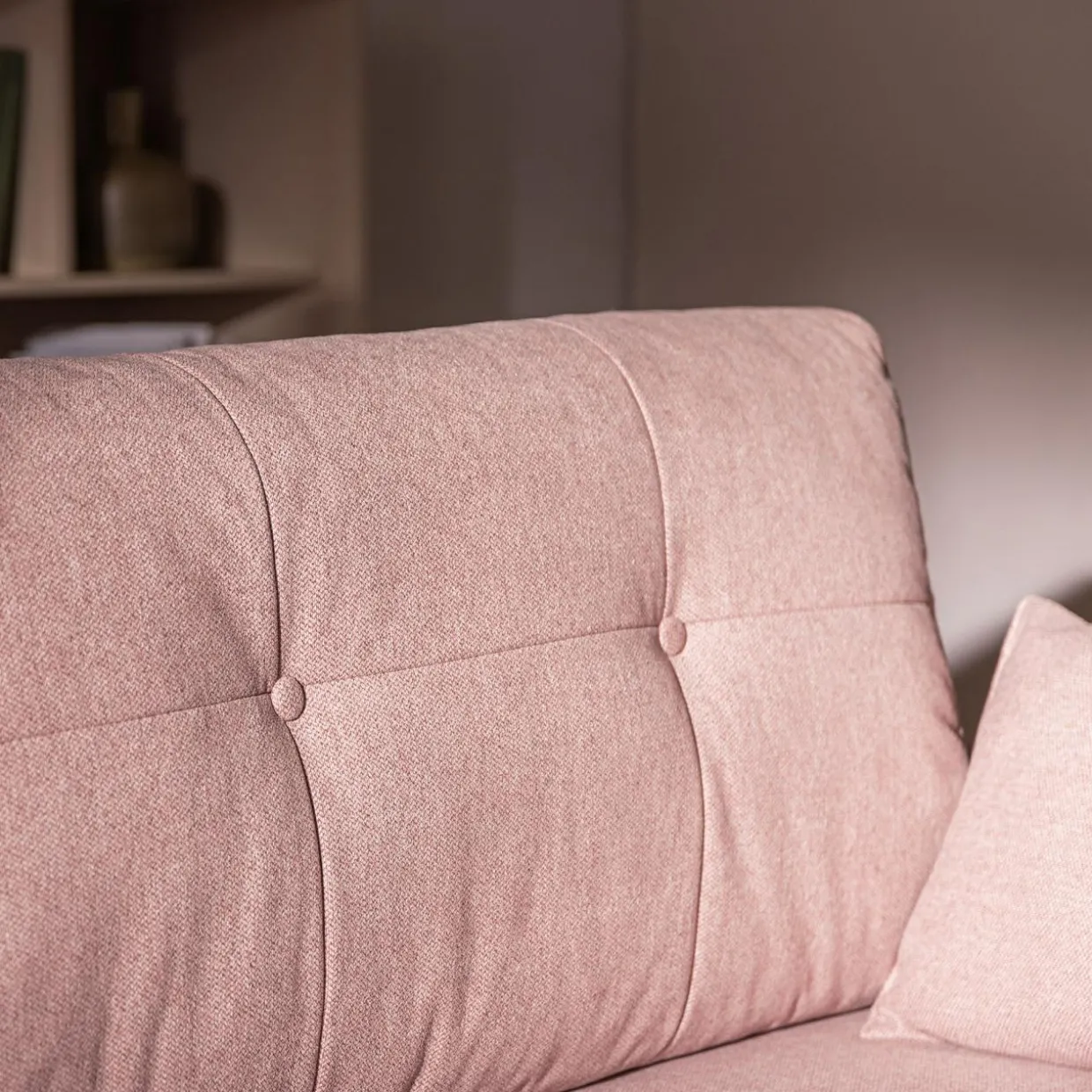 Sofa rozkładana różowa MOZI