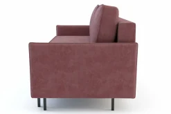 Sofa rozkładana różowa NELLY
