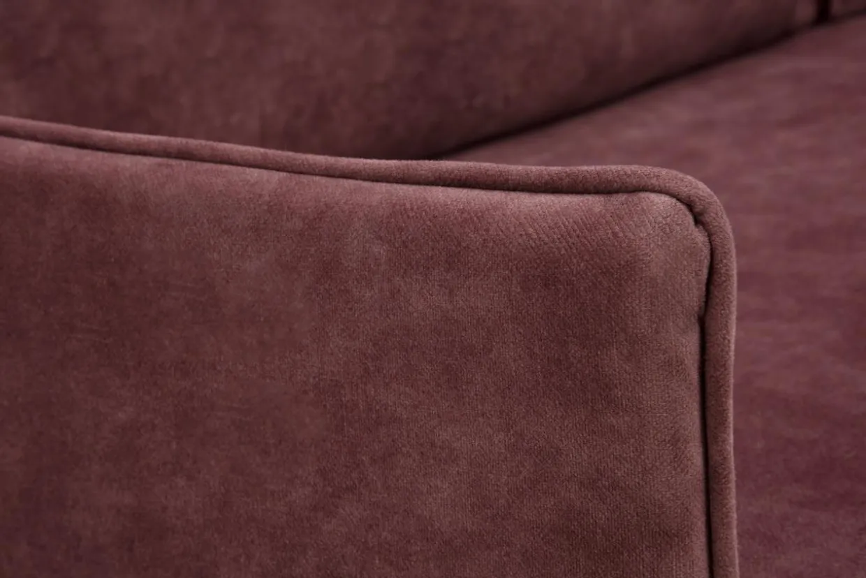 Sofa rozkładana różowa NELLY