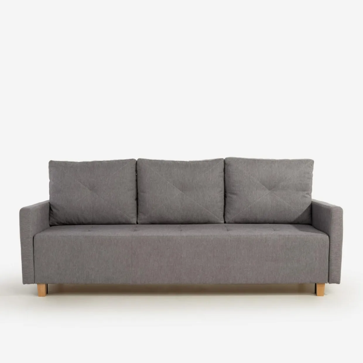 Sofa rozkładana szara ALBERTA