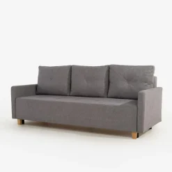 Sofa rozkładana szara ALBERTA
