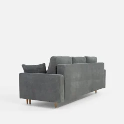Sofa rozkładana szara AURA