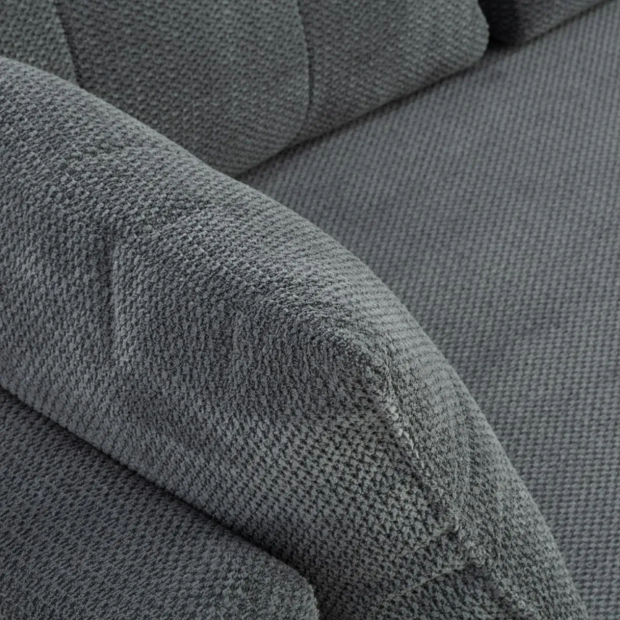 Sofa rozkładana szara AURA