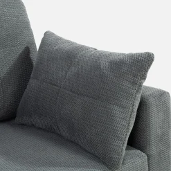 Sofa rozkładana szara AURA
