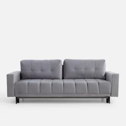 Sofa rozkładana szara CARO