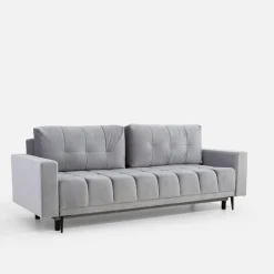 Sofa rozkładana szara CARO