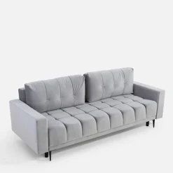 Sofa rozkładana szara CARO