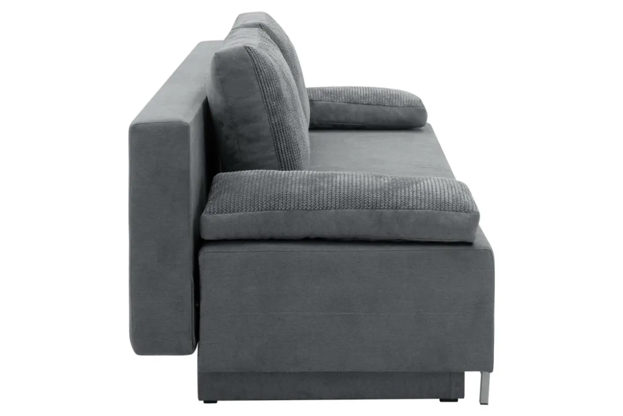 Sofa rozkładana szara ELBA