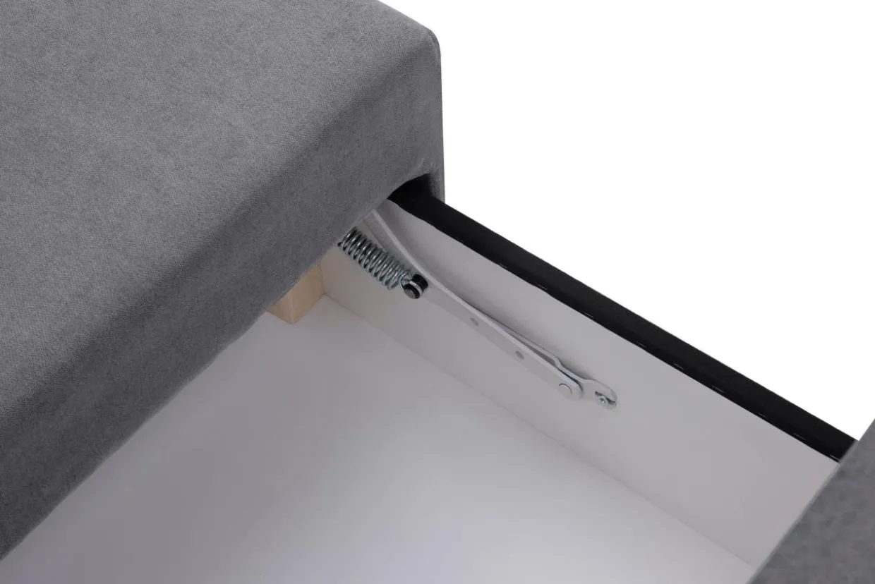 Sofa rozkładana szara ELBA