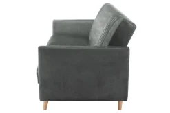 Sofa rozkładana szara PORTO