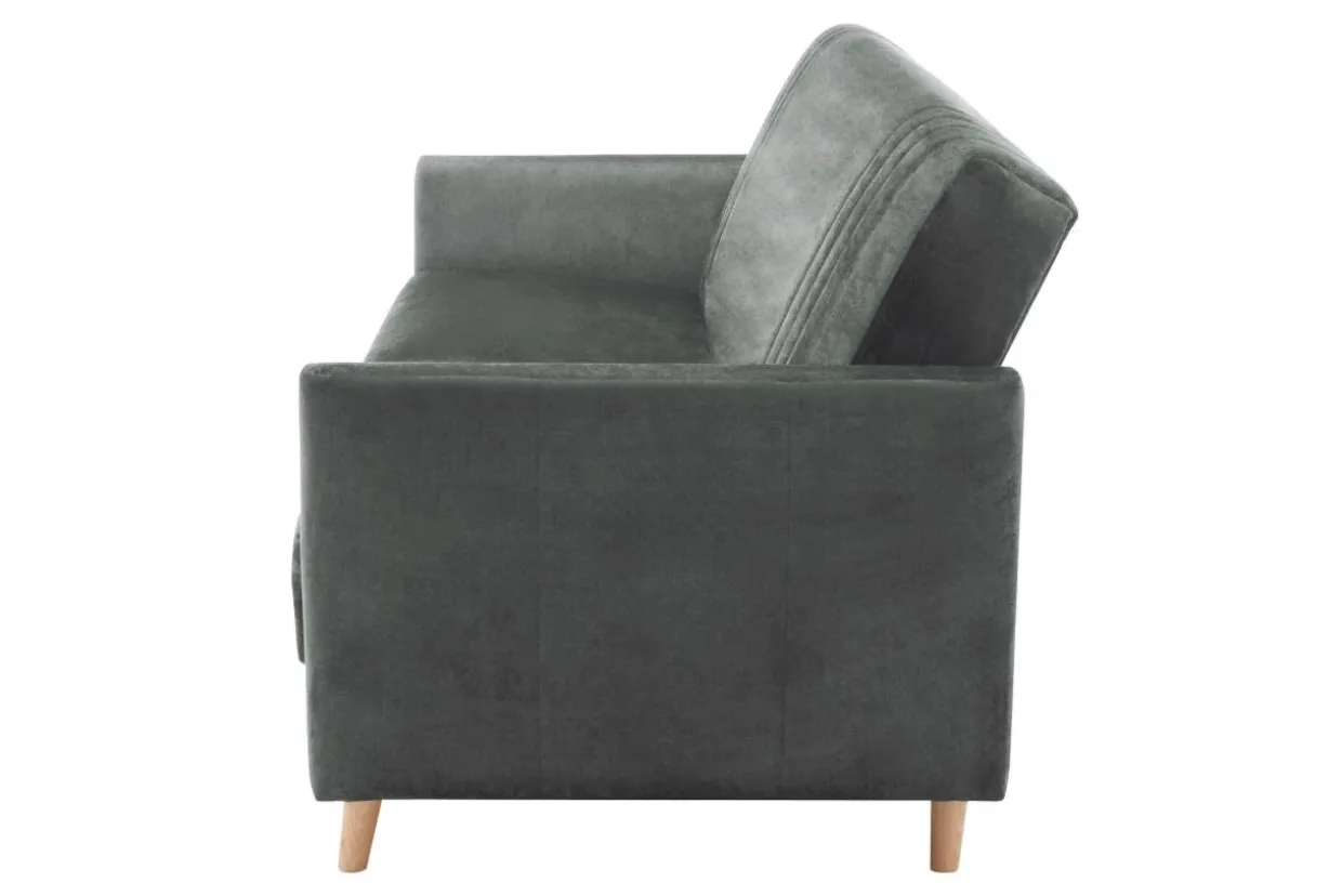Sofa rozkładana szara PORTO