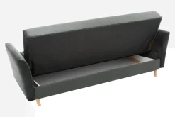 Sofa rozkładana szara PORTO