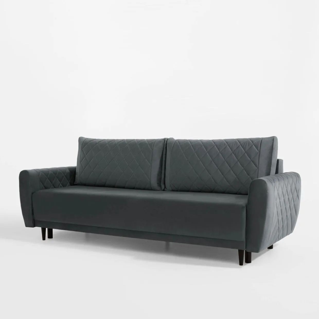 Sofa rozkładana szara ROMA