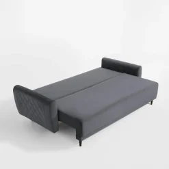 Sofa rozkładana szara ROMA