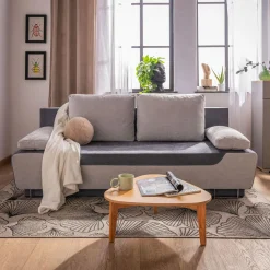 Sofa rozkładana szara SALINA