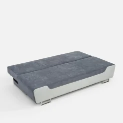 Sofa rozkładana szara SALINA