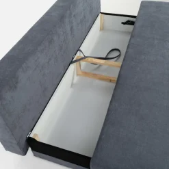 Sofa rozkładana szara SALINA