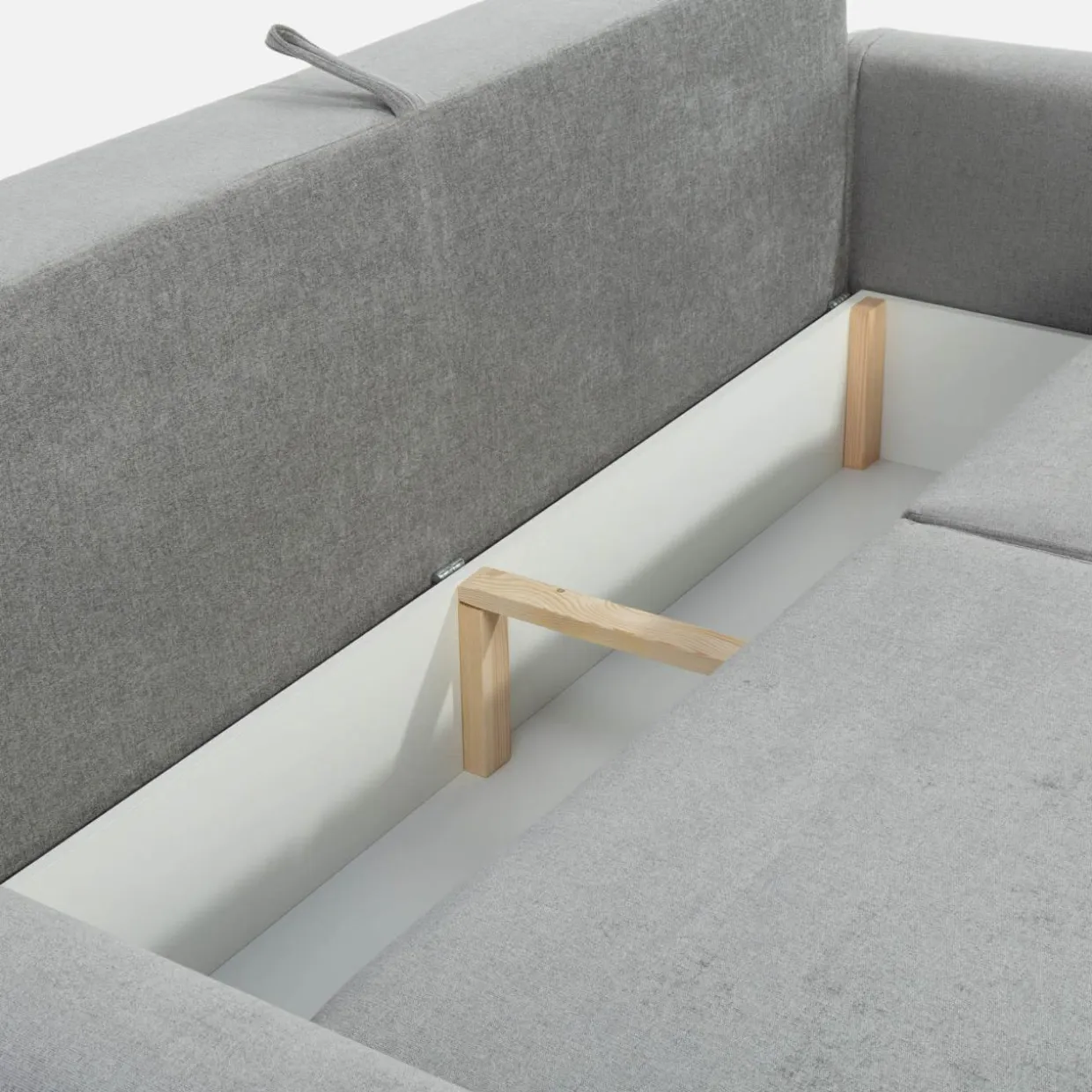 Sofa rozkładana szara ŁUKASZ
