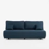 Sofa rozkładana szaroniebieska STAR