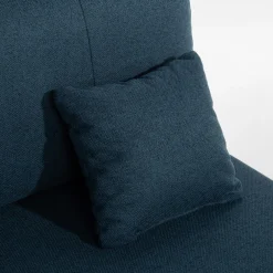 Sofa rozkładana szaroniebieska STAR