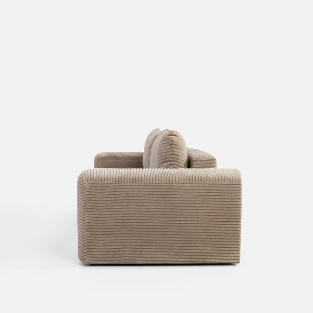 Sofa rozkładana sztruksowa beżowa URBAN