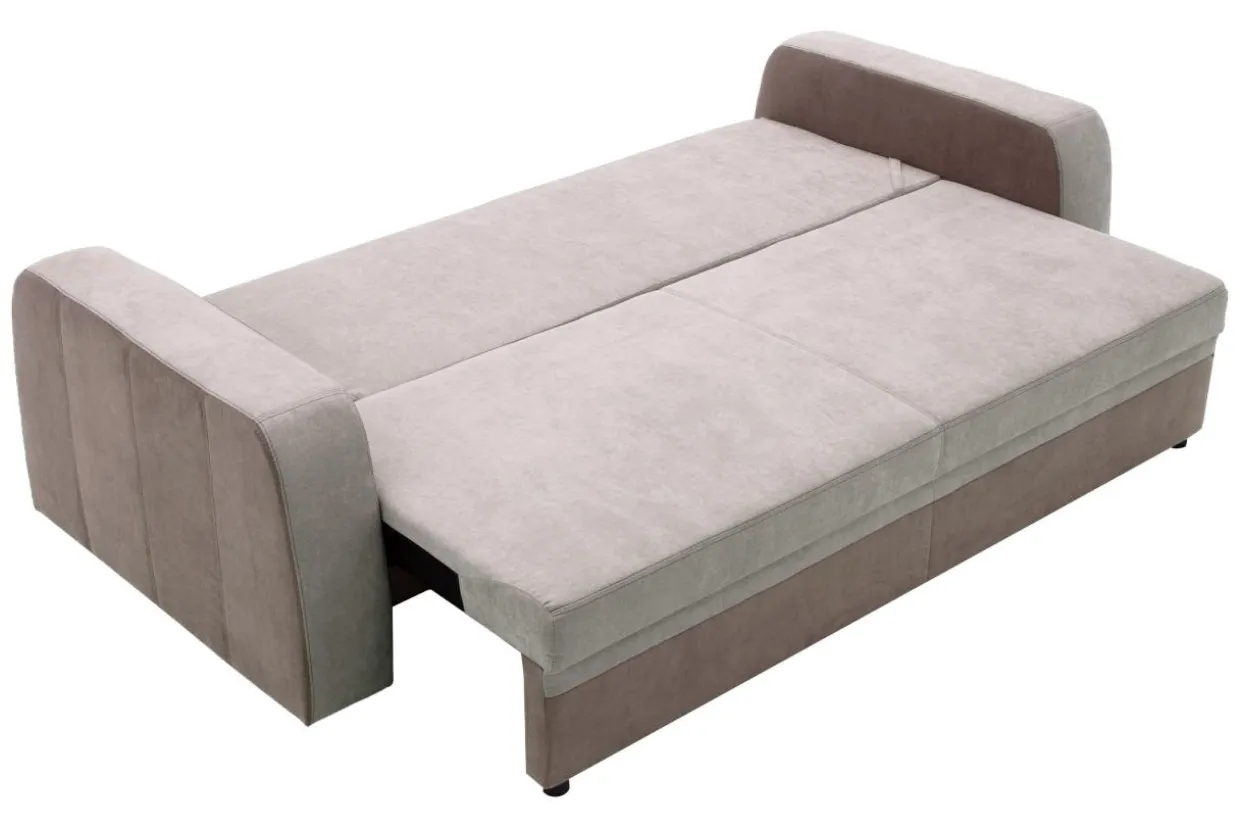 Sofa rozkładana taupe NESSI