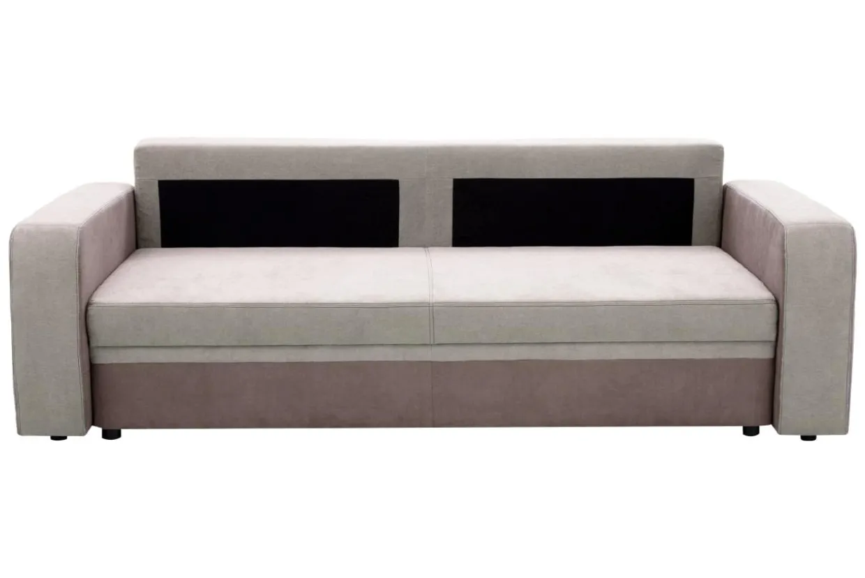 Sofa rozkładana taupe NESSI