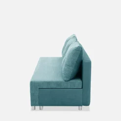 Sofa rozkładana turkusowa FIORE