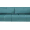 Sofa rozkładana turkusowa 3-osobowa ETNA