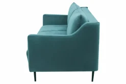 Sofa rozkładana turkusowa 3-osobowa ETNA