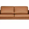Sofa skórzana brązowa 3 os SPRING