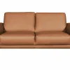 Sofa skórzana brązowa 2 os SPRING