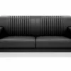 Sofa skórzana czarna ZENIT