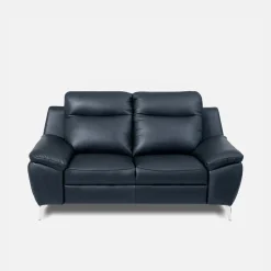 Sofa skórzana niebieska PERLE