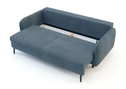 Sofa szara VAMOS nóżki czarne