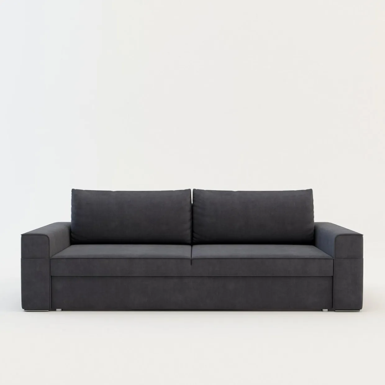 Sofa szara z kieszenią LOLLY