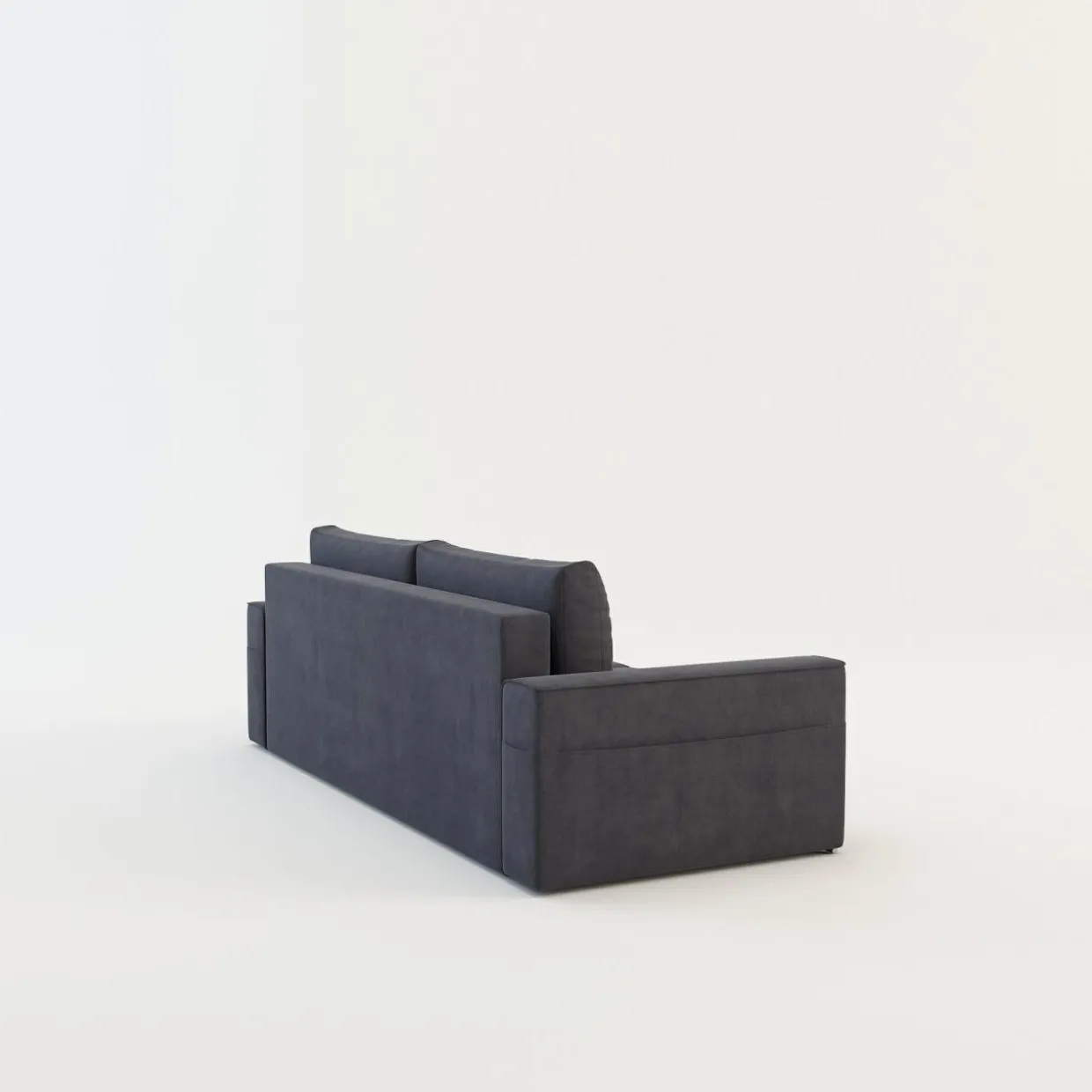 Sofa szara z kieszenią LOLLY