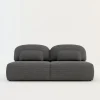 Sofa sztruksowa ciemnoszara SUN