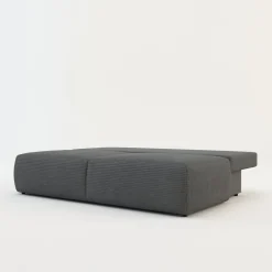 Sofa sztruksowa ciemnoszara SUN