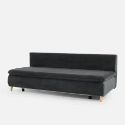Sofa sztruksowa ciemnoszara MAYA