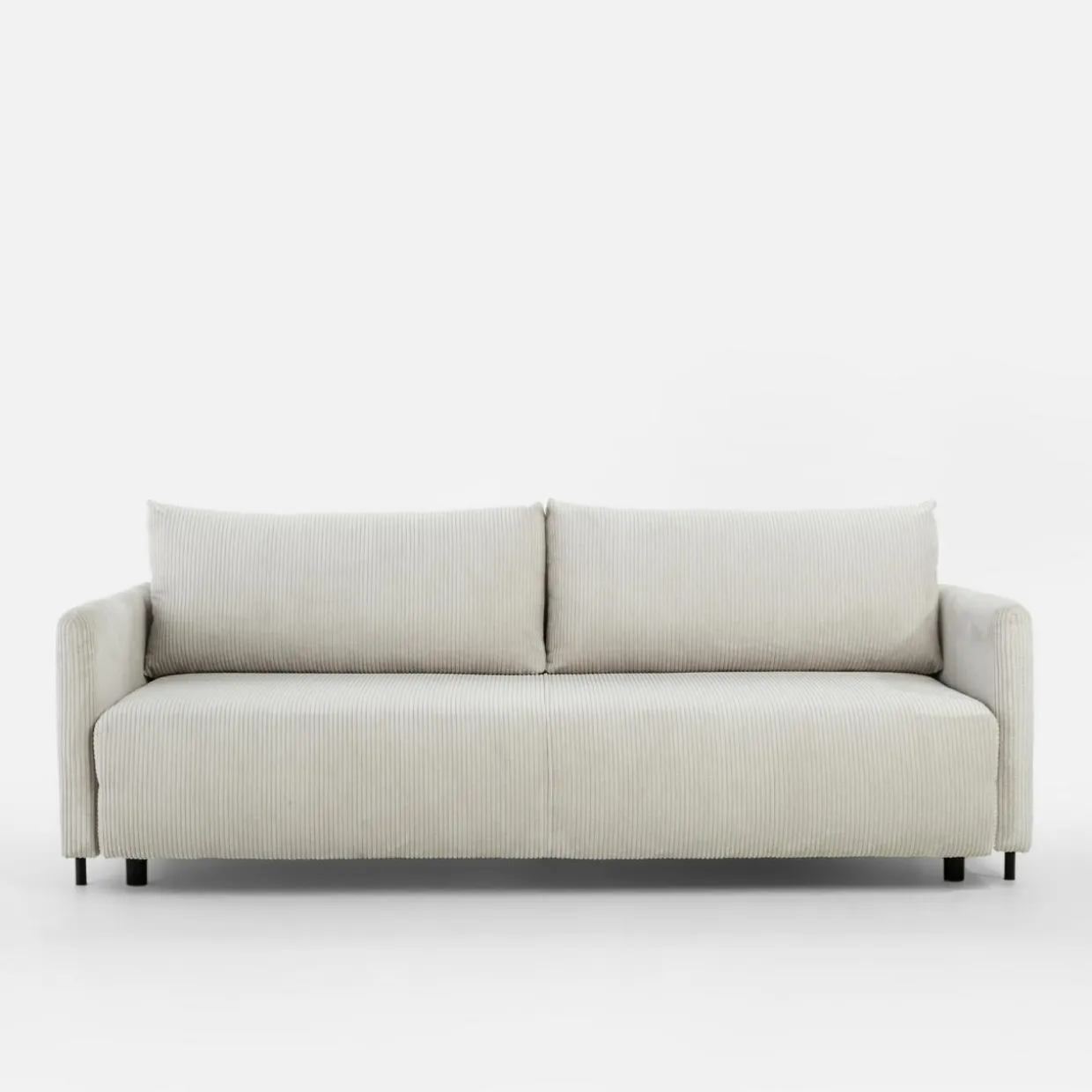 Sofa sztruksowa jasnobeżowa SORRENTO NEW