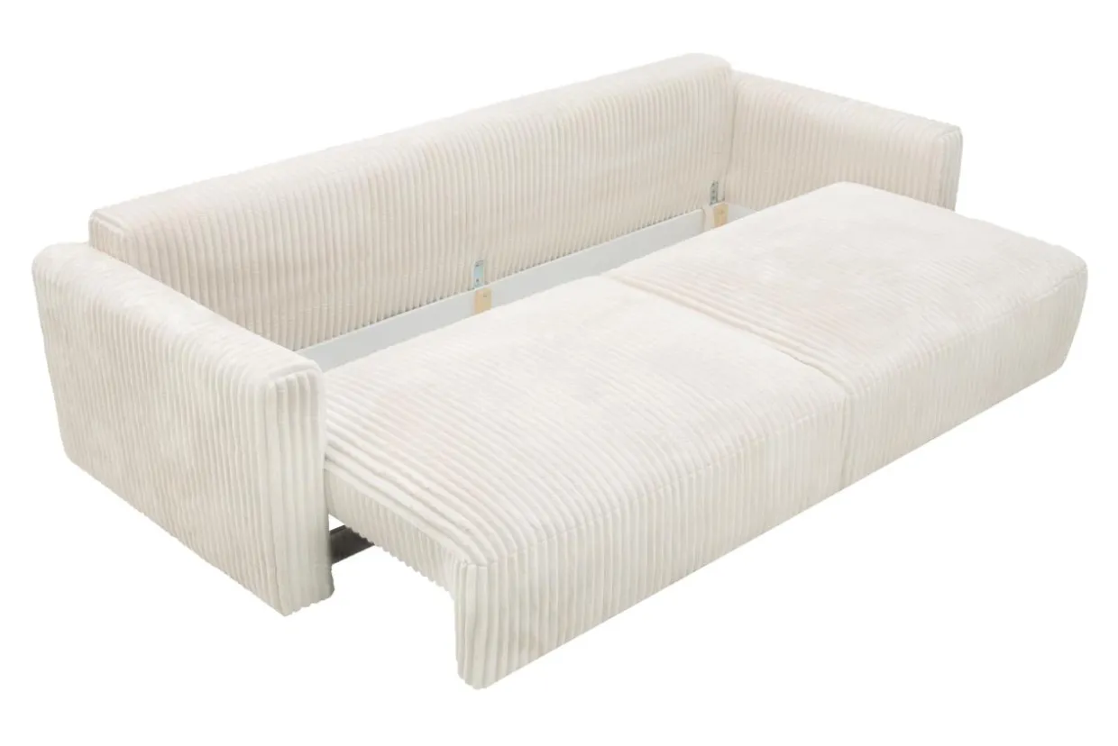 Sofa sztruksowa kremowa ESPANIA