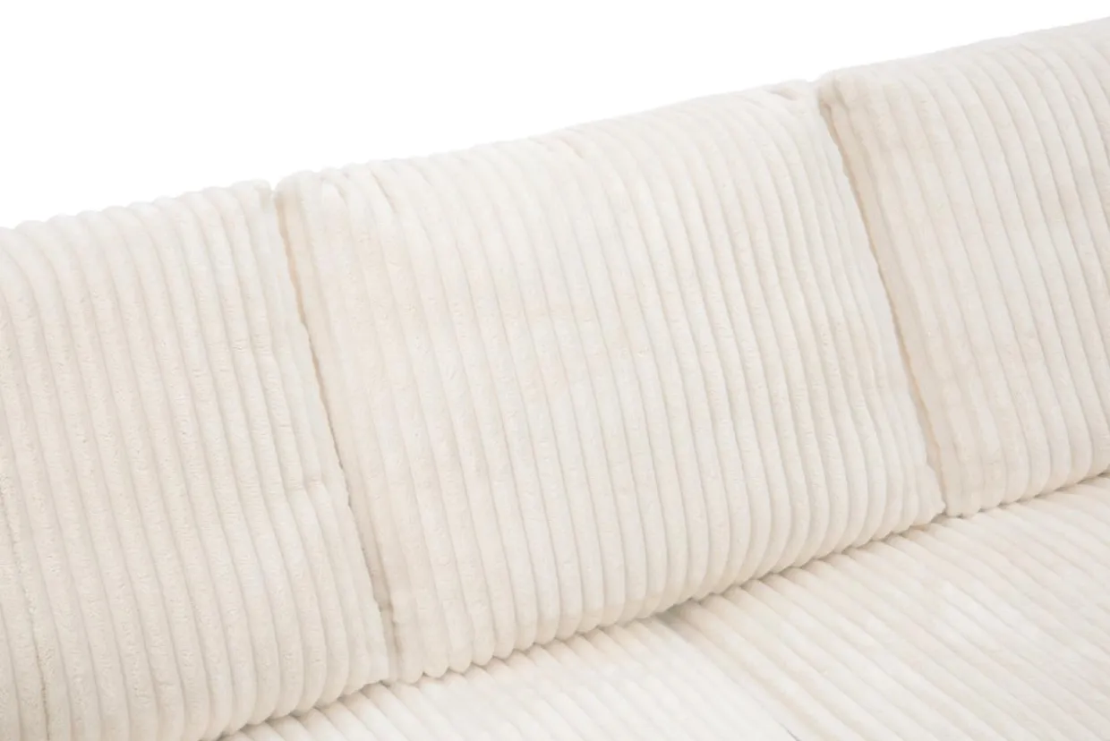 Sofa sztruksowa kremowa ESPANIA