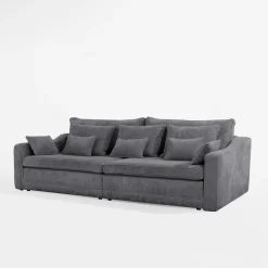 Sofa sztruksowa rozkładana podwójnie EVORA