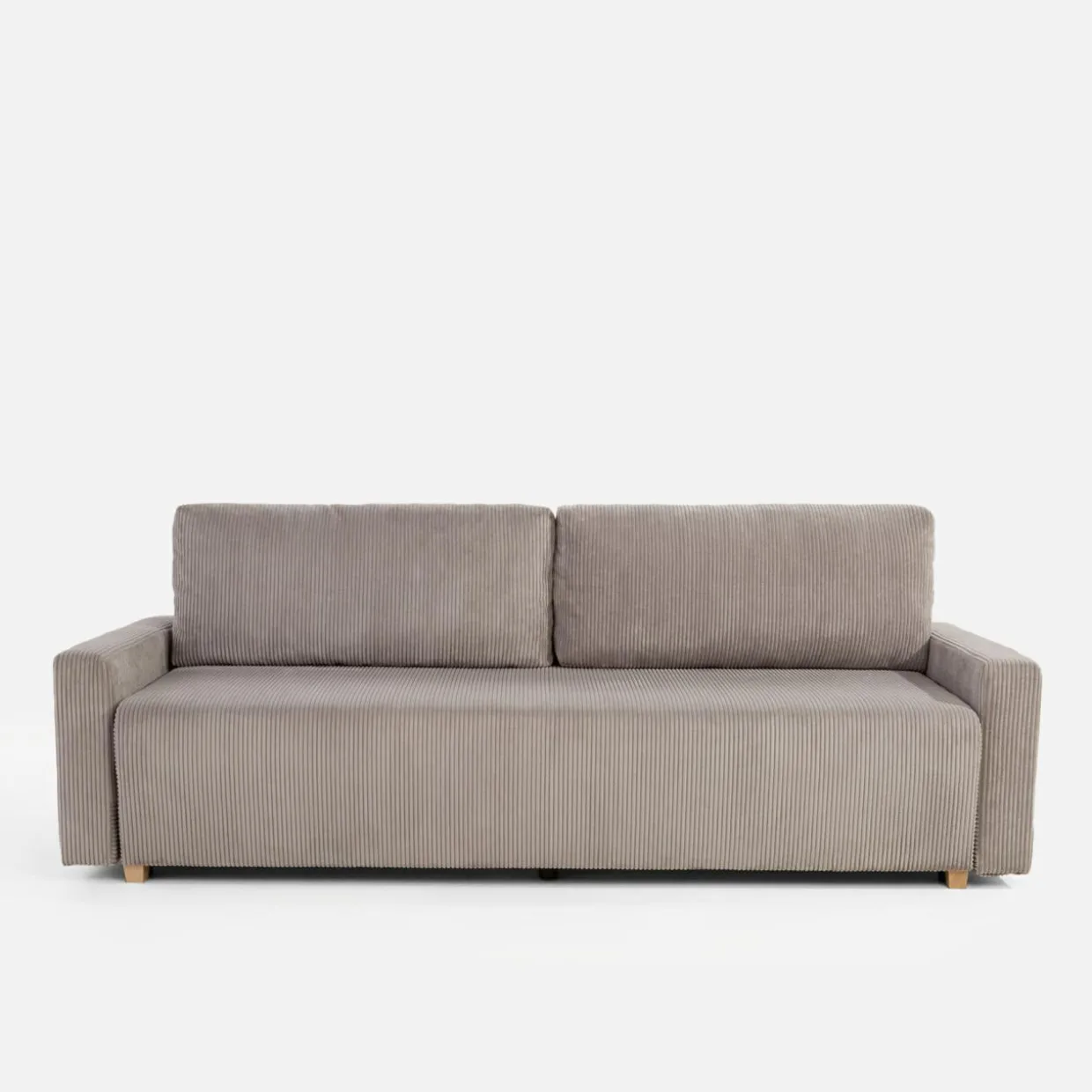 Sofa sztruksowa szara DIEGO