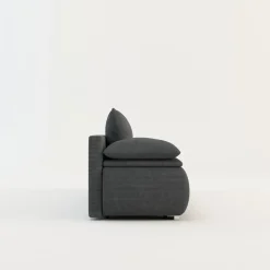 Sofa sztruksowa szara LIVSI