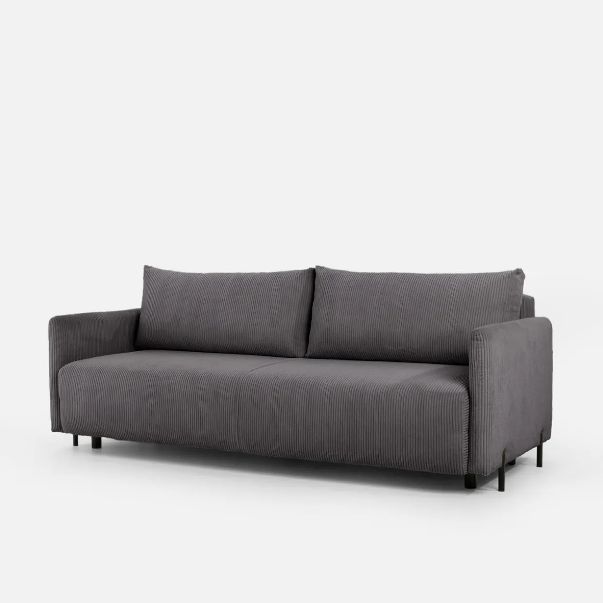 Sofa sztruksowa szara SORRENTO NEW