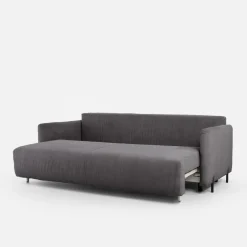 Sofa sztruksowa szara SORRENTO NEW